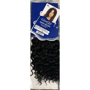 CoCo Hair Extensions-100% Human Hair 10", Tangle Free Deep Water W10/Col#1B